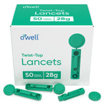 Load image into Gallery viewer, O’WELL Twist Top 28 Gauge Thick Needle Lancets
