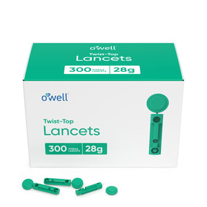 O’WELL Twist Top 28 Gauge Thick Needle Lancets