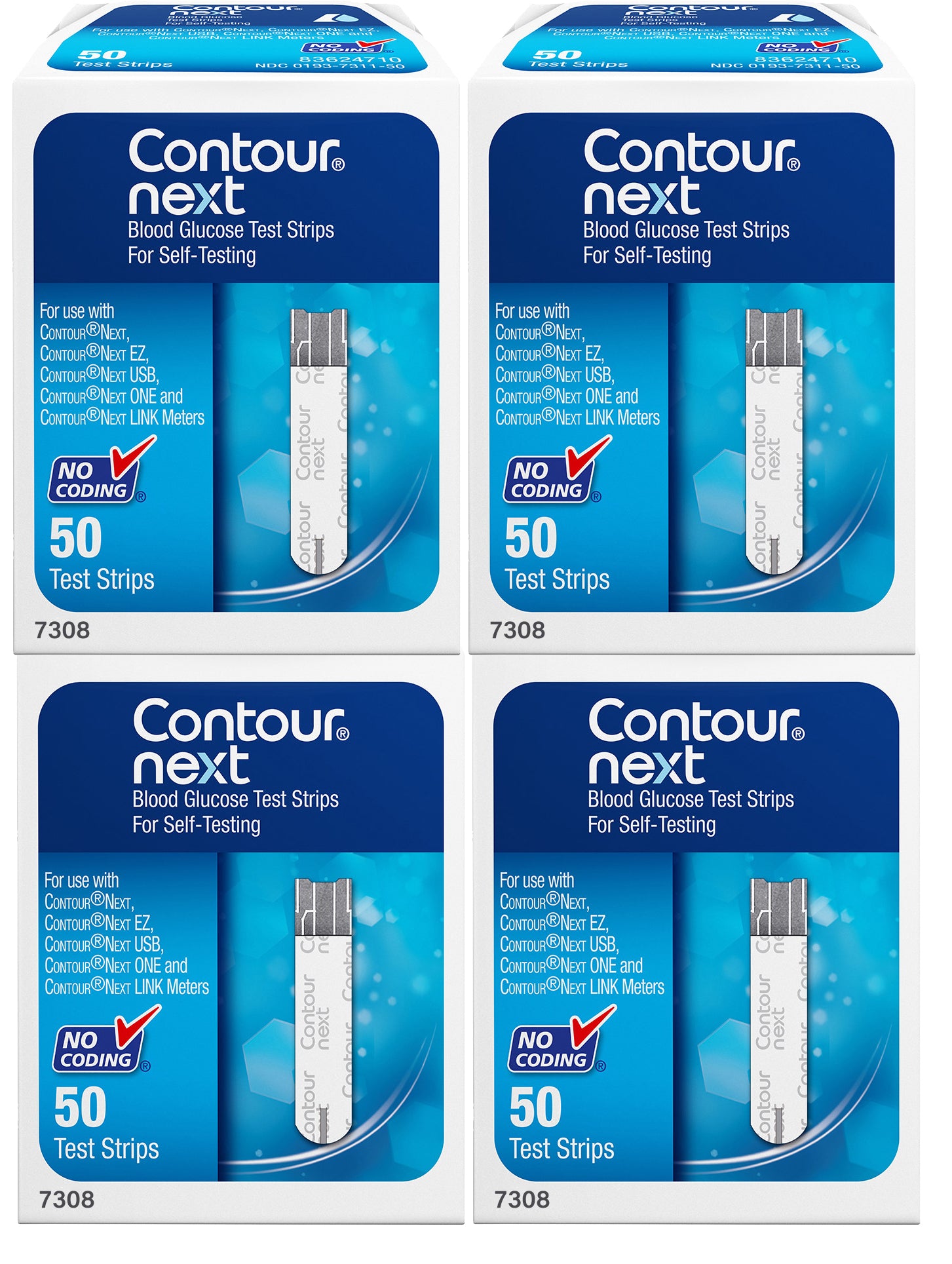 Contour Next Test Strips Blood Glucose 50 per Box Exp 5/31/25 FASTEST  SHIPPING