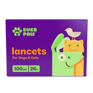 EverPaw Twist Top 26g Lancets, 100 Count | Thick & Long Needle for Dogs & Cats