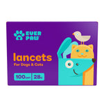 Load image into Gallery viewer, EverPaw Twist Top 28g Lancets, 100 Count | Thin &amp; Long Needle for Dogs &amp; Cats
